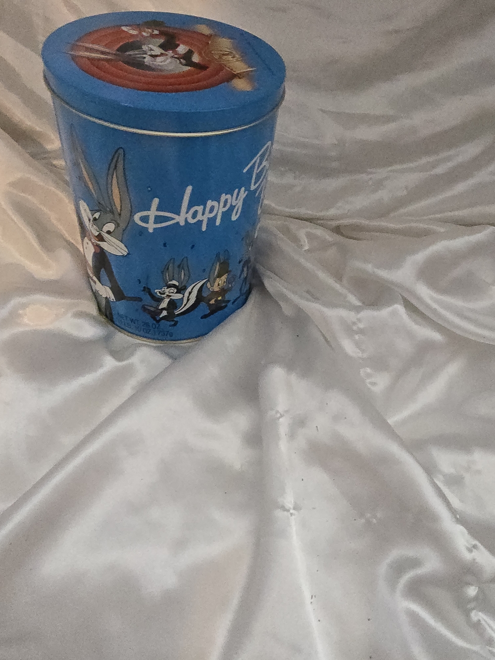 Warner Bros. Happy Birthday Blue Party Tin - Bugs Bunny